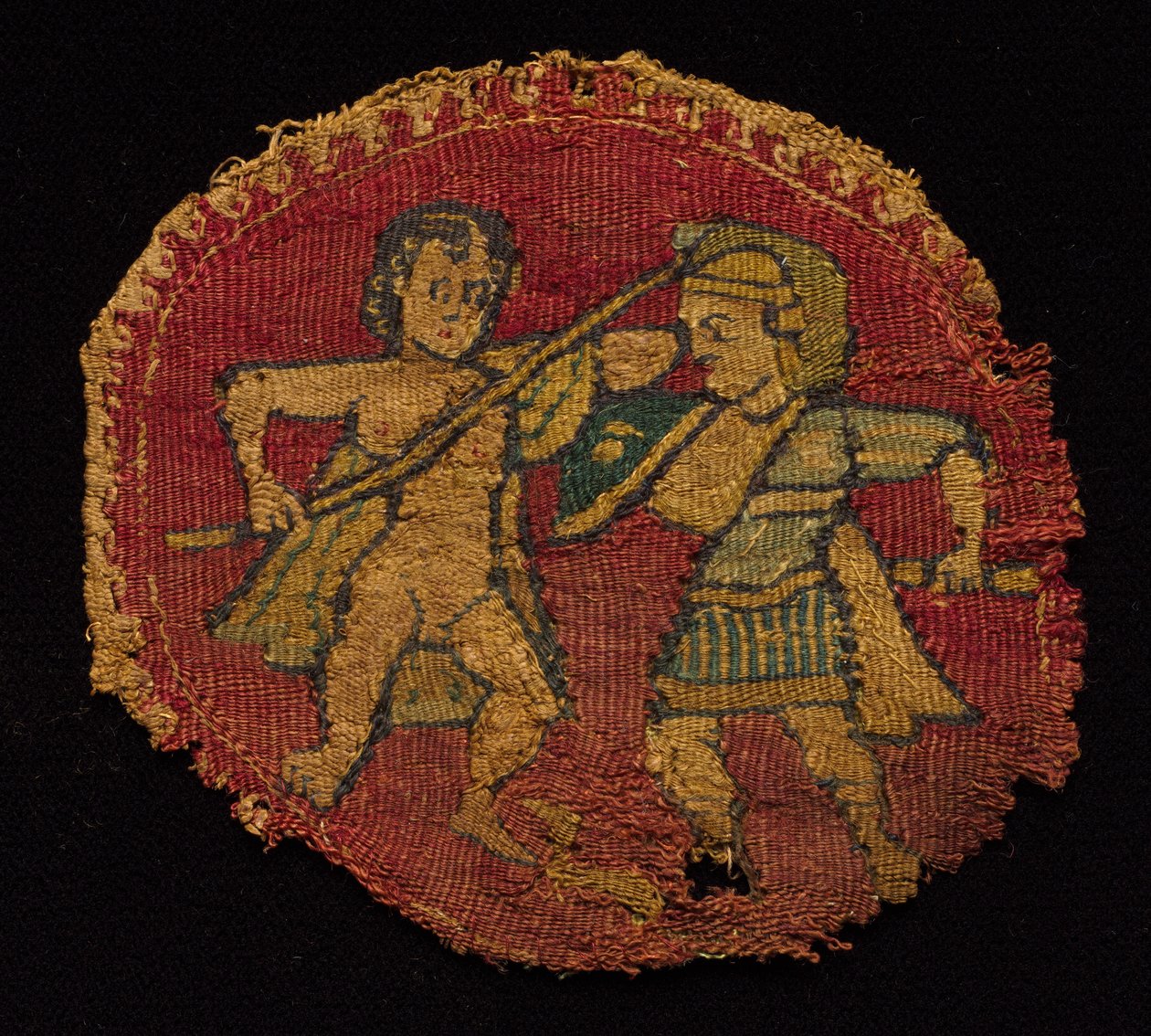 Quatro Segmenta de uma túnica, 650 - 750. de Unbekannt