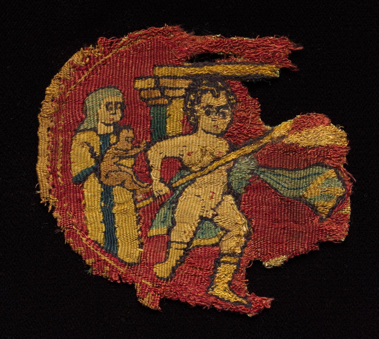 Quatro Segmenta de uma túnica, 650 - 750. de Unbekannt