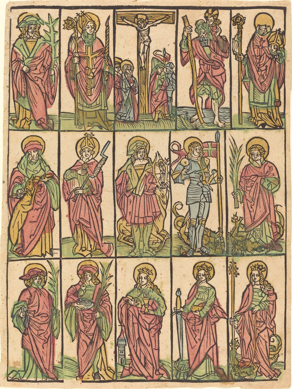 Quatorze Santos Auxiliares, c. 1500. de Unbekannt