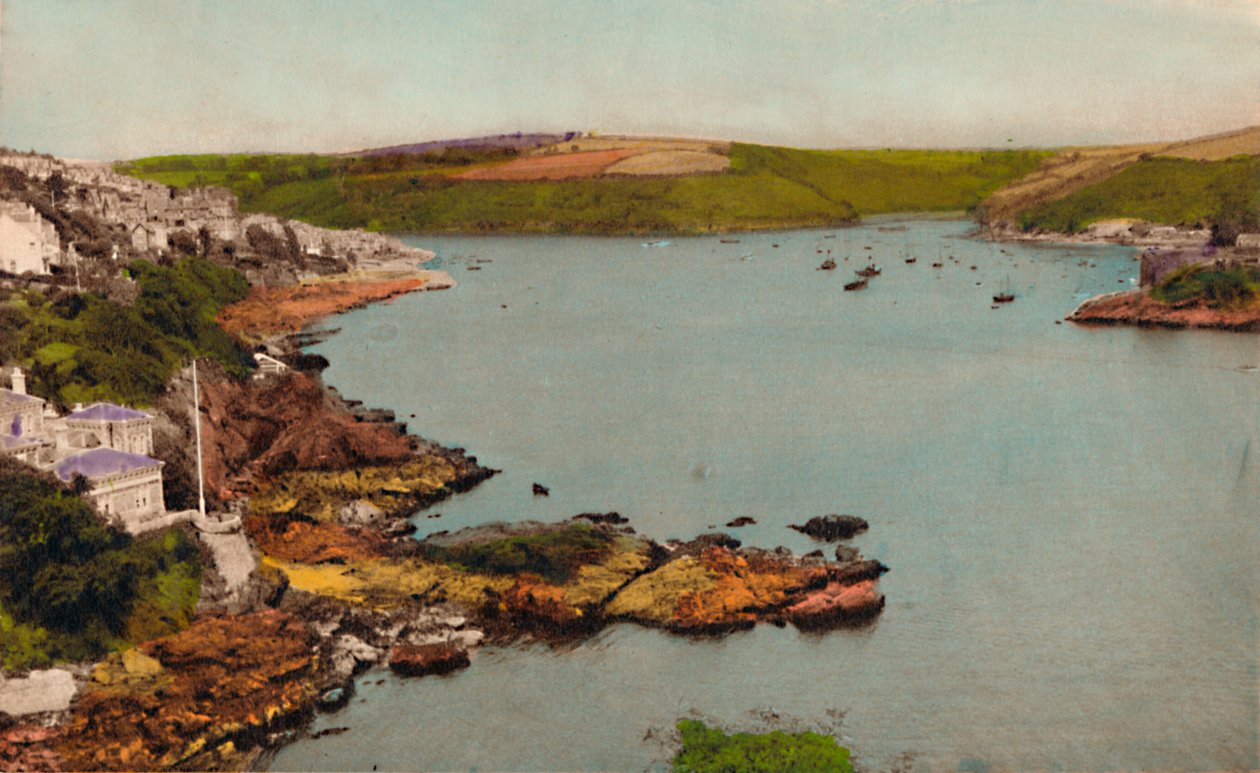 Porto de Fowey do castelo, c1930 de Unbekannt