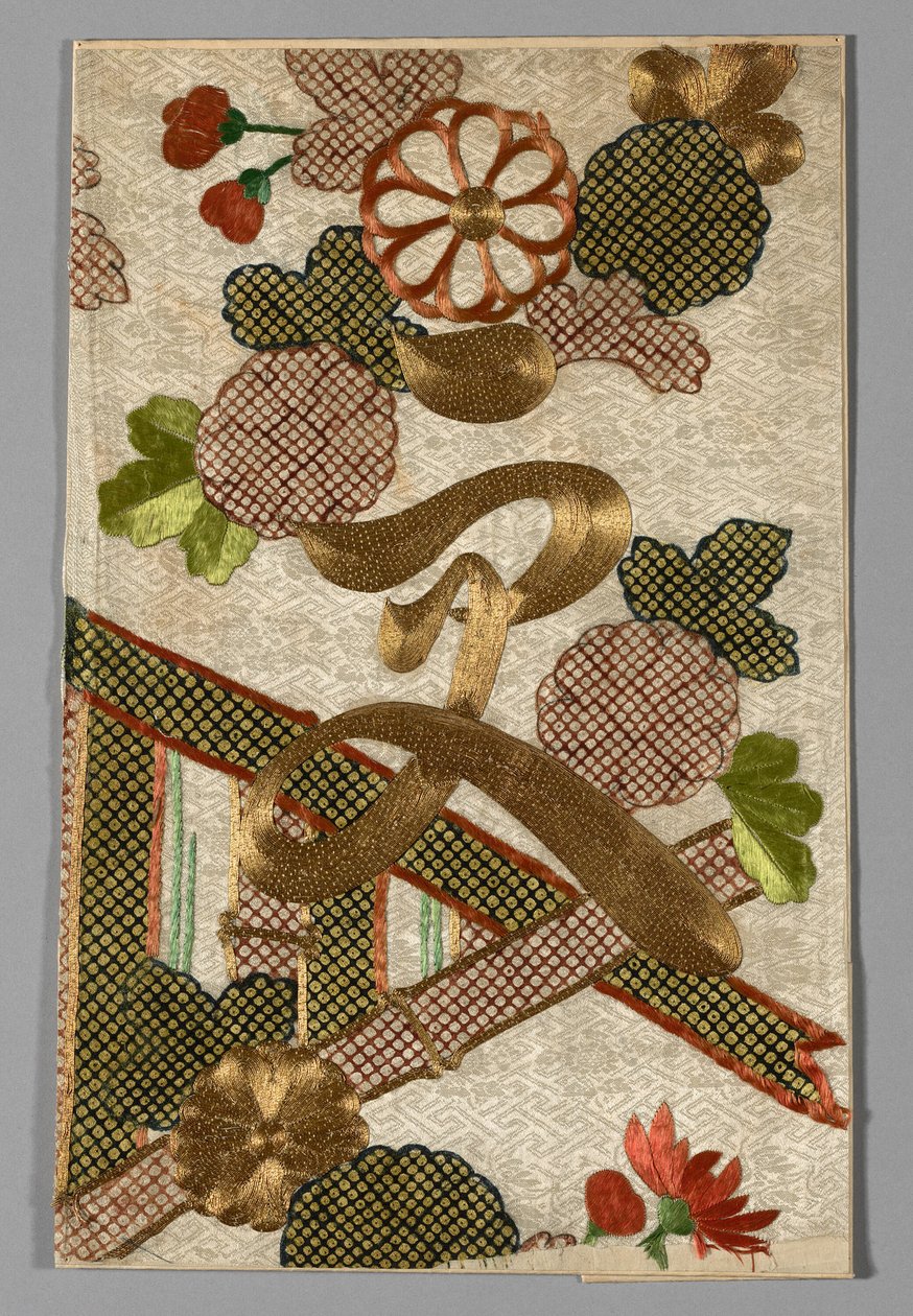 Fragment, Japão, período Edo 1615-1868, 16751725. de Unbekannt