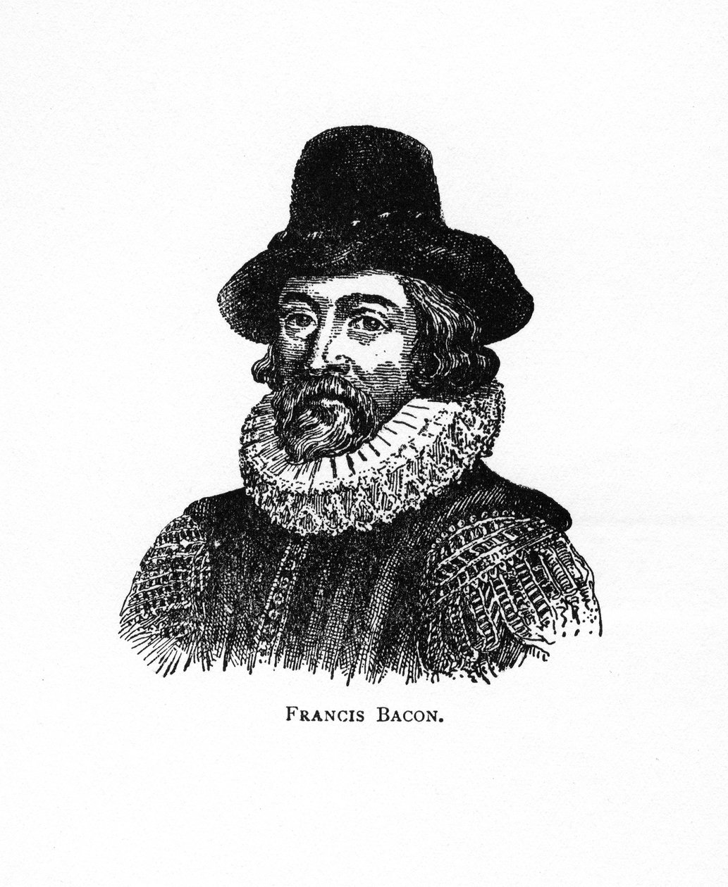 Francis Bacon, 1º visconde de St. Albans, filósofo inglês, cientista e estadista, século 20 de Unbekannt