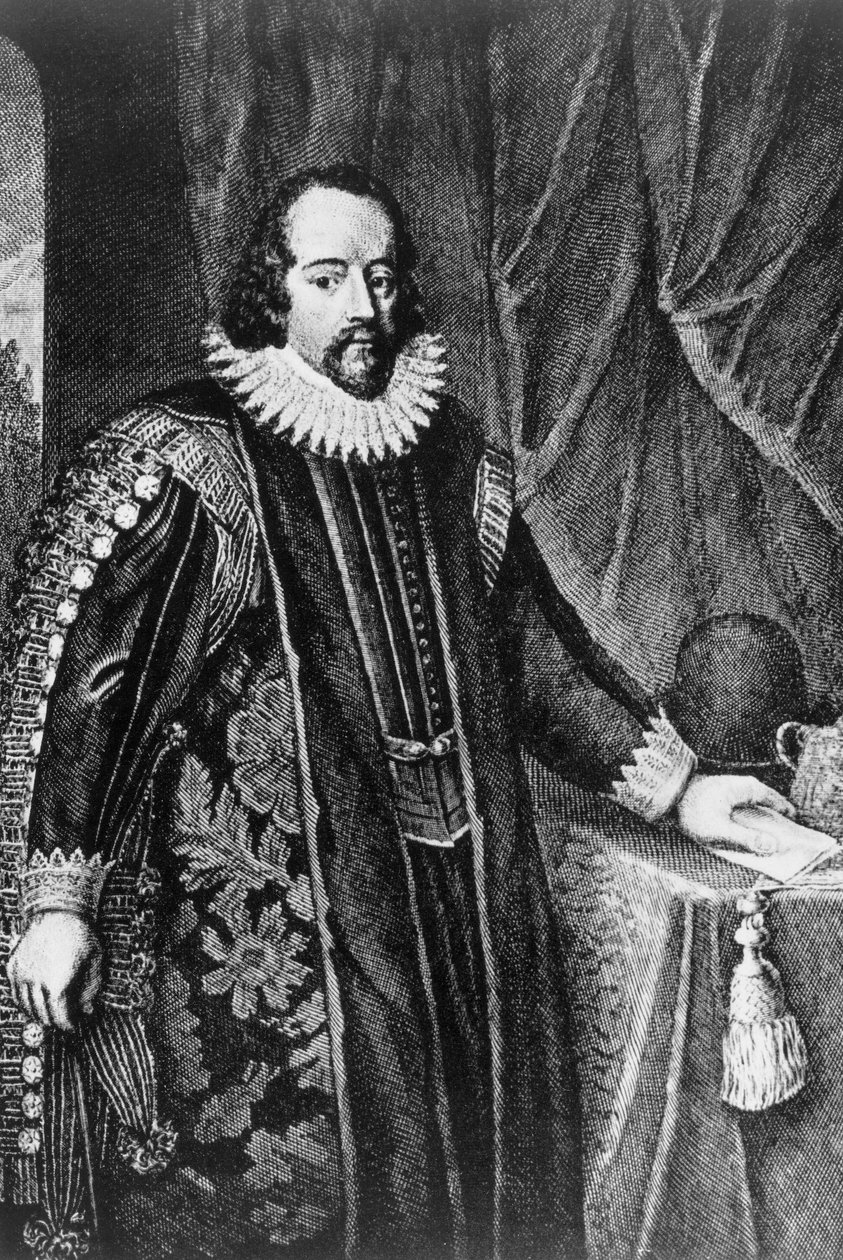 Francis Bacon, estadista e ensaísta britânico, final do século XVI - início do século XVII de Unbekannt