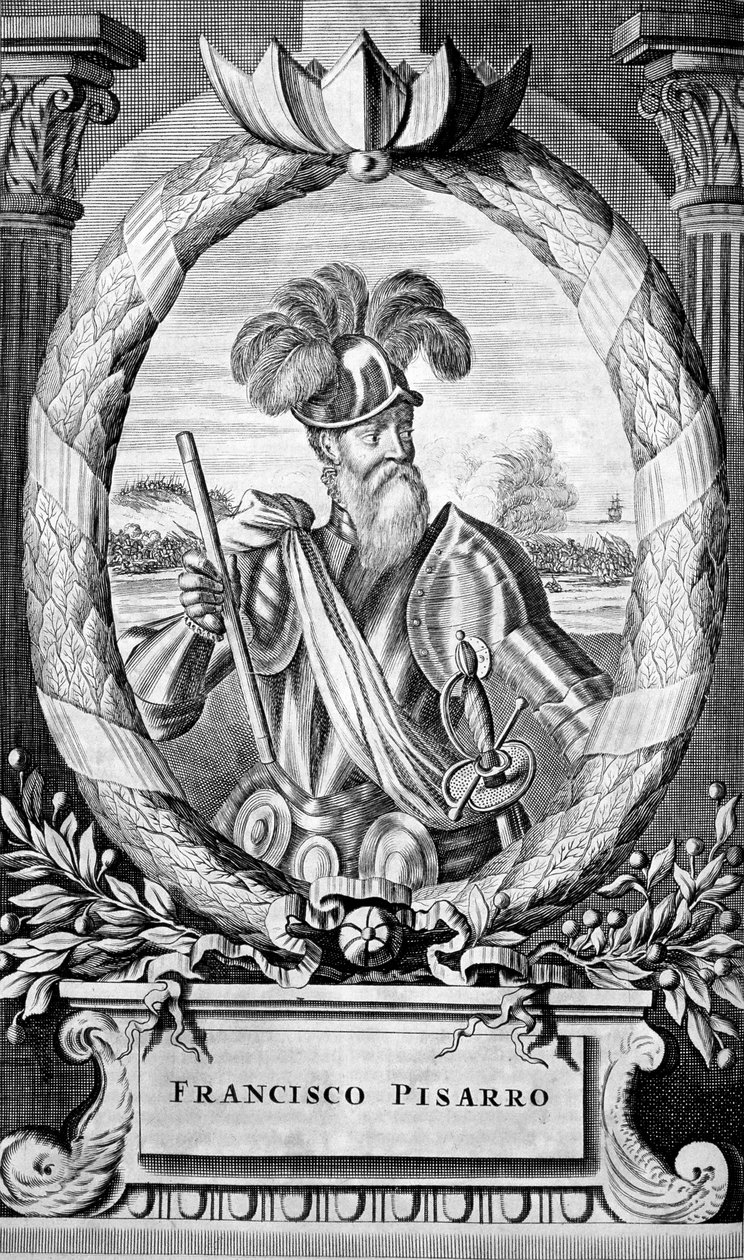 Francisco Pizarro, conquistador espanhol do século XV, 1671 de Unbekannt