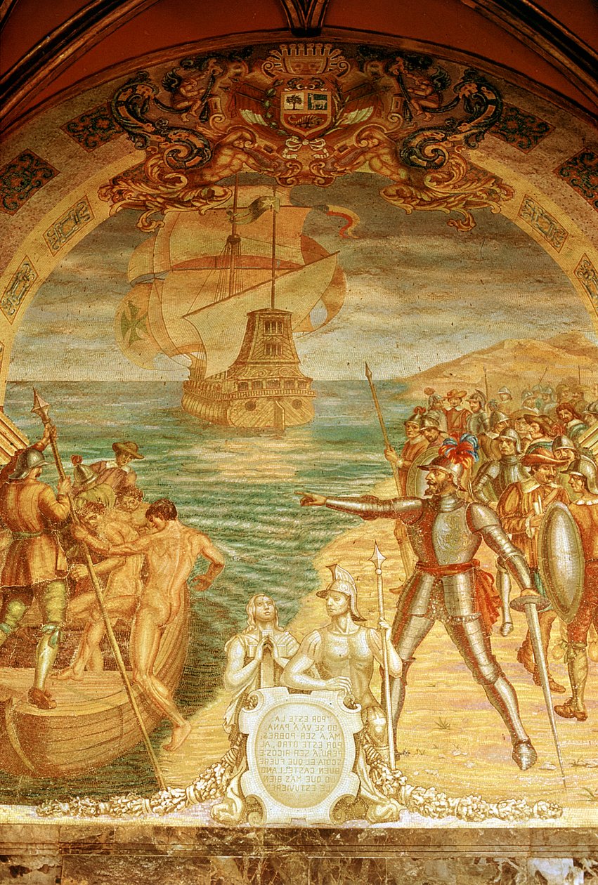Francisco Pizarro c1478-1541, conquistador espanhol de Unbekannt