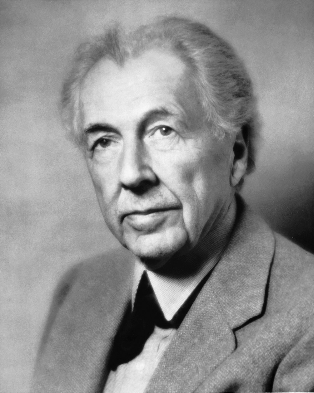 Frank Lloyd Wright (foto a p/b) de Unbekannt
