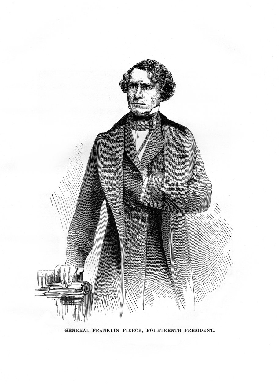 Franklin Pierce, presidente dos Estados Unidos, c1850s de Unbekannt