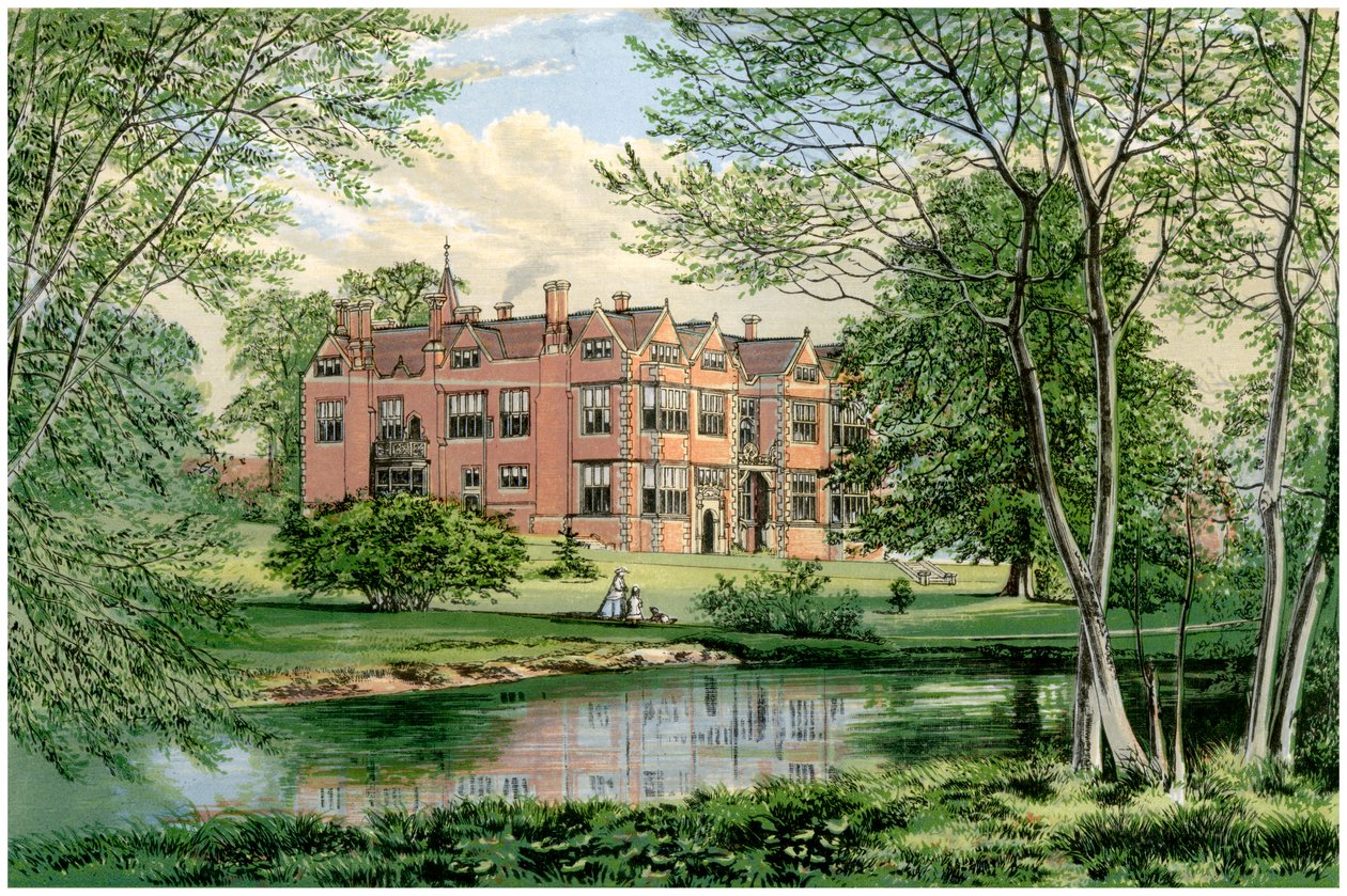 Franks Hall, Kent, casa da família Power, c1880 de Unbekannt
