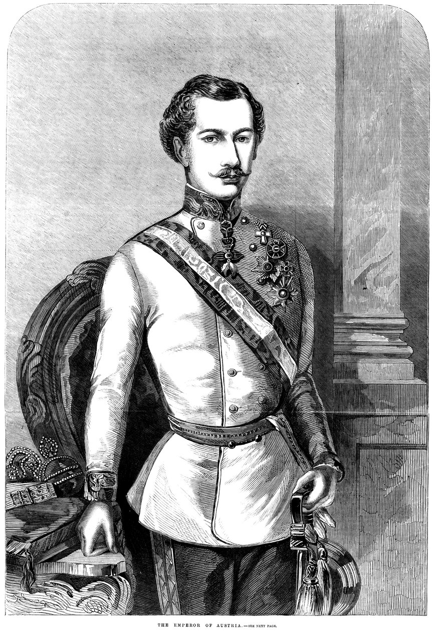 Franz Joseph I, imperador da Áustria, 1859 de Unbekannt