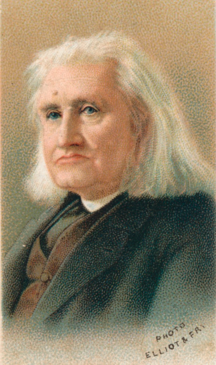 Franz Liszt 1811-1886, pianista e compositor húngaro, 1911 de Unbekannt