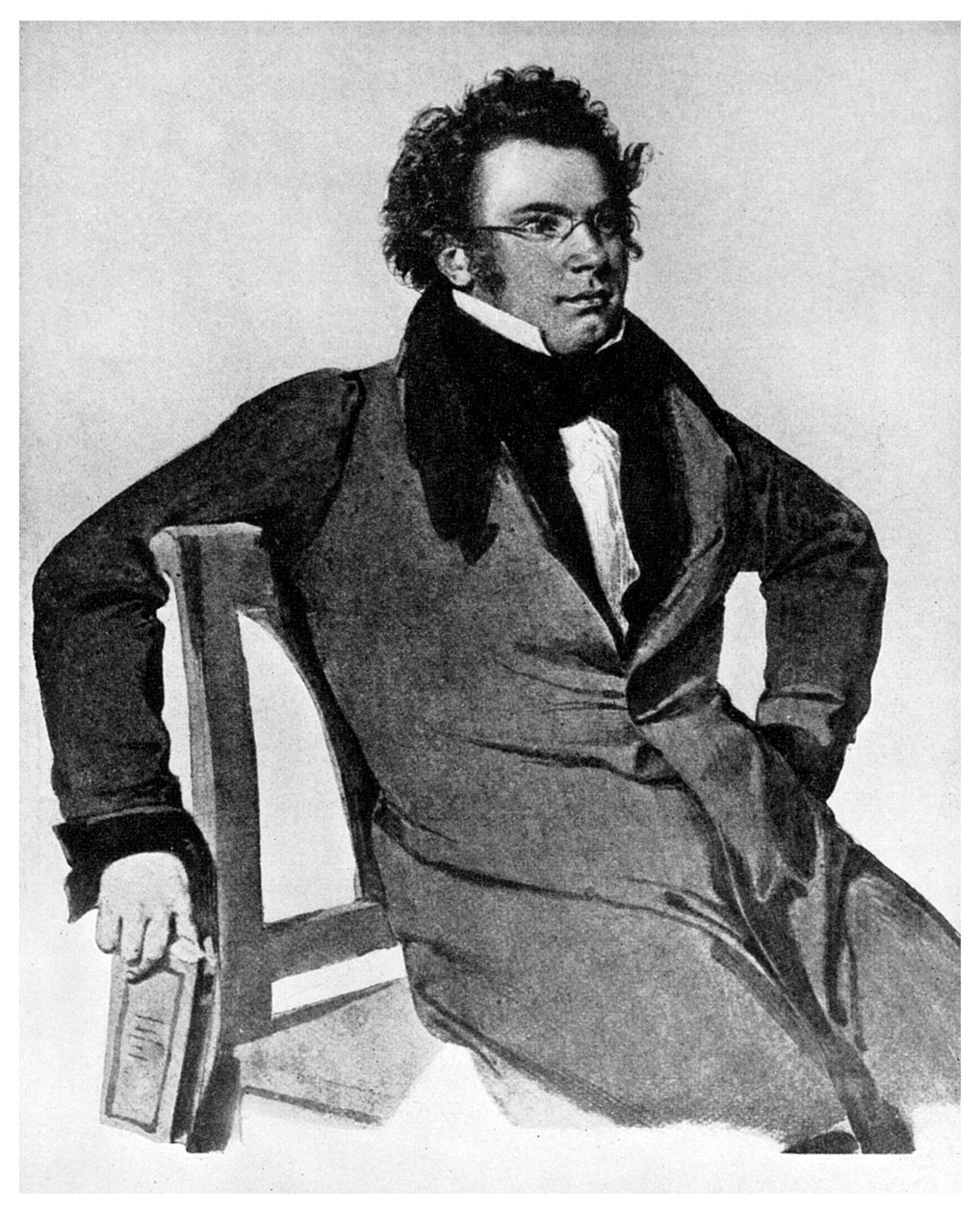 Franz Peter Schubert, compositor austríaco, 1825 1956 de Unbekannt