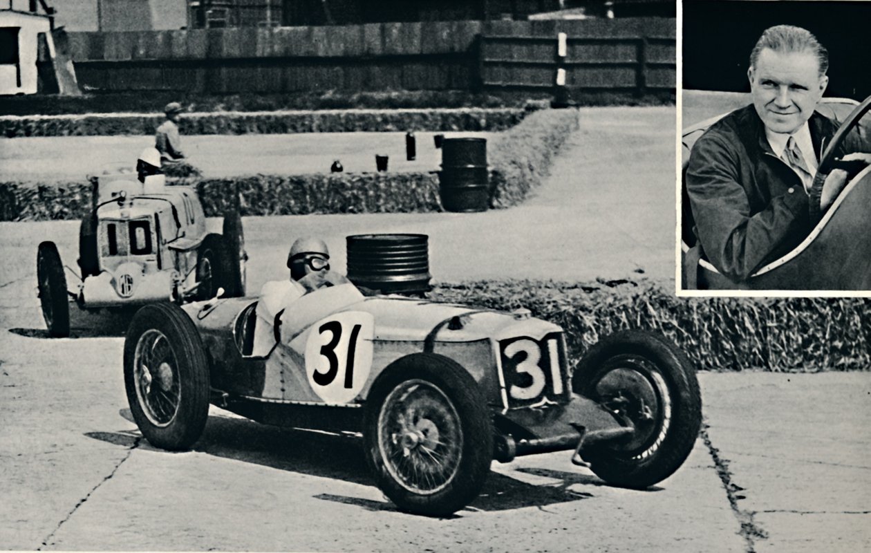 Freddie Dixon Riley em Brooklands, 1937 de Unbekannt