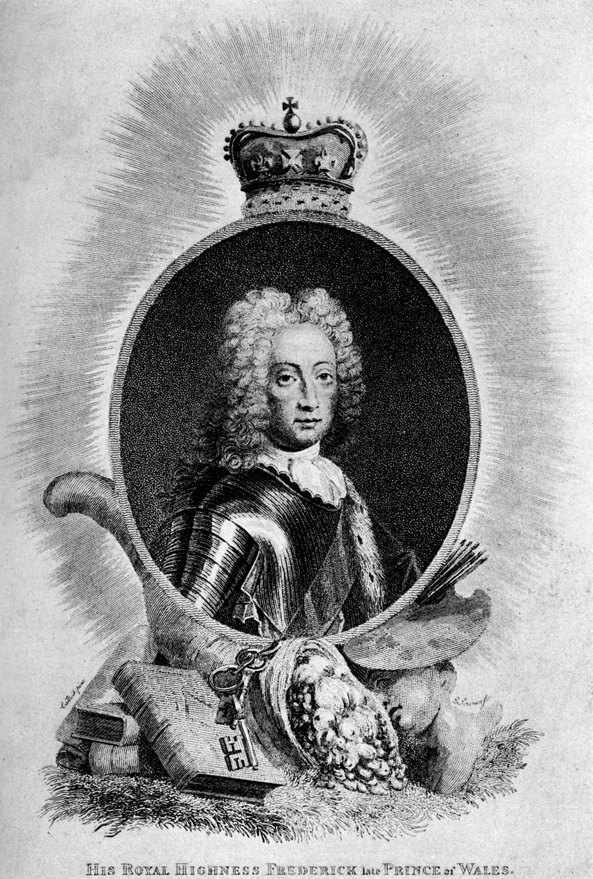 Frederick Louis 1707-1751, Príncipe de Gales, século XVIII 1912 de Unbekannt