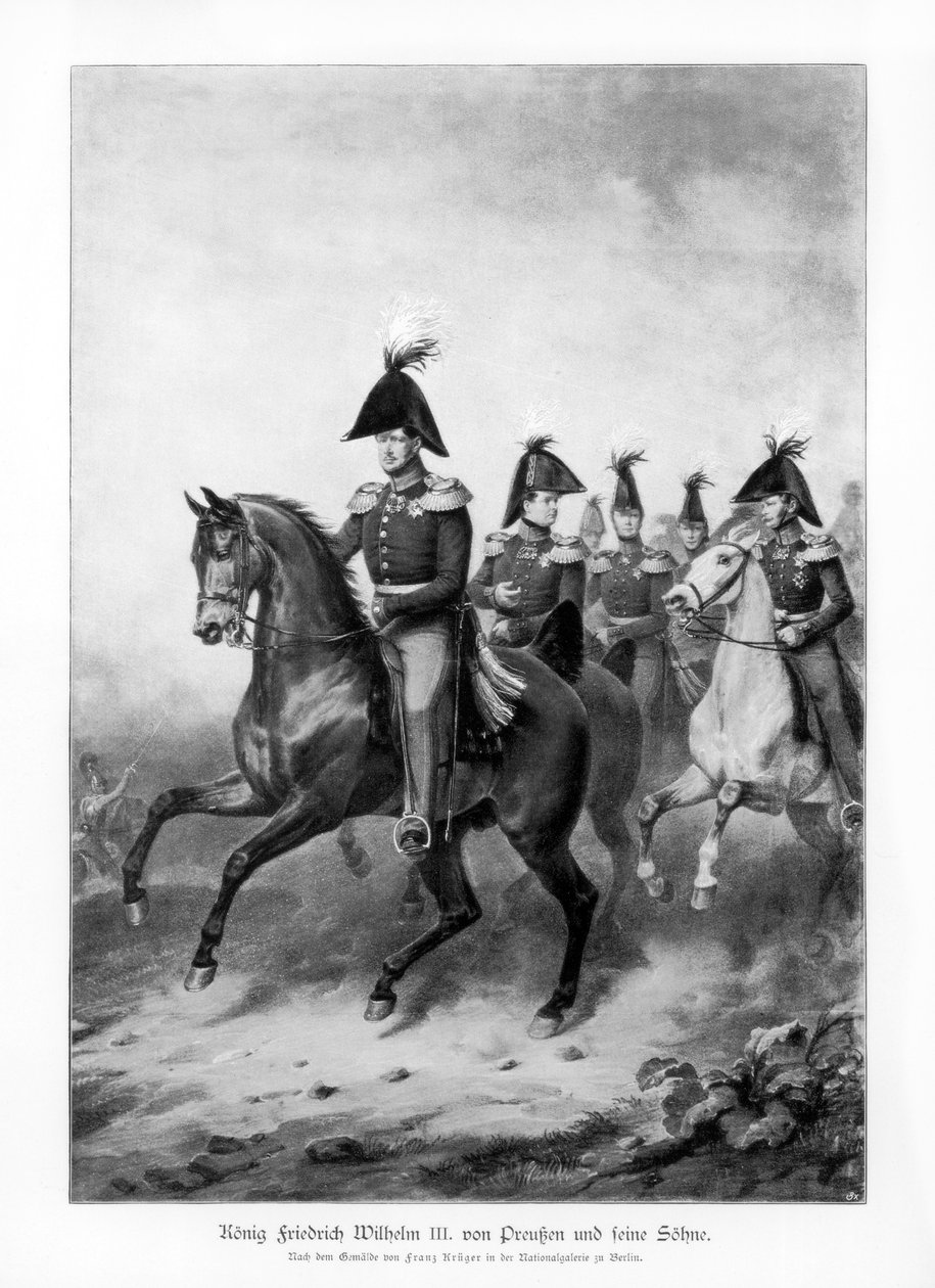 Frederick William III, rei da Prússia, e seus filhos, 1900 de Unbekannt