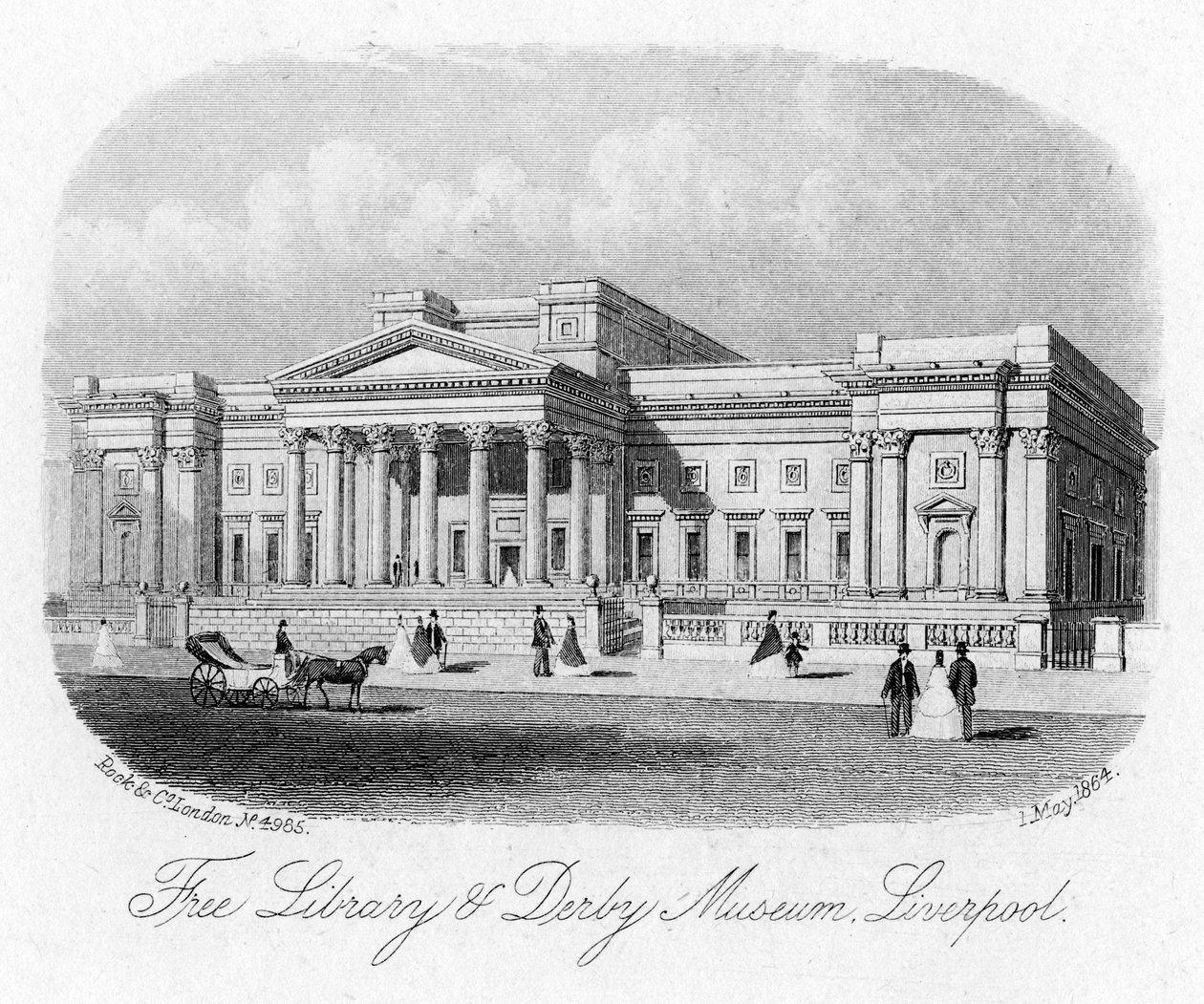 Biblioteca Livre e Museu de Derby, Liverpool, 1 de maio de 1864 de Unbekannt