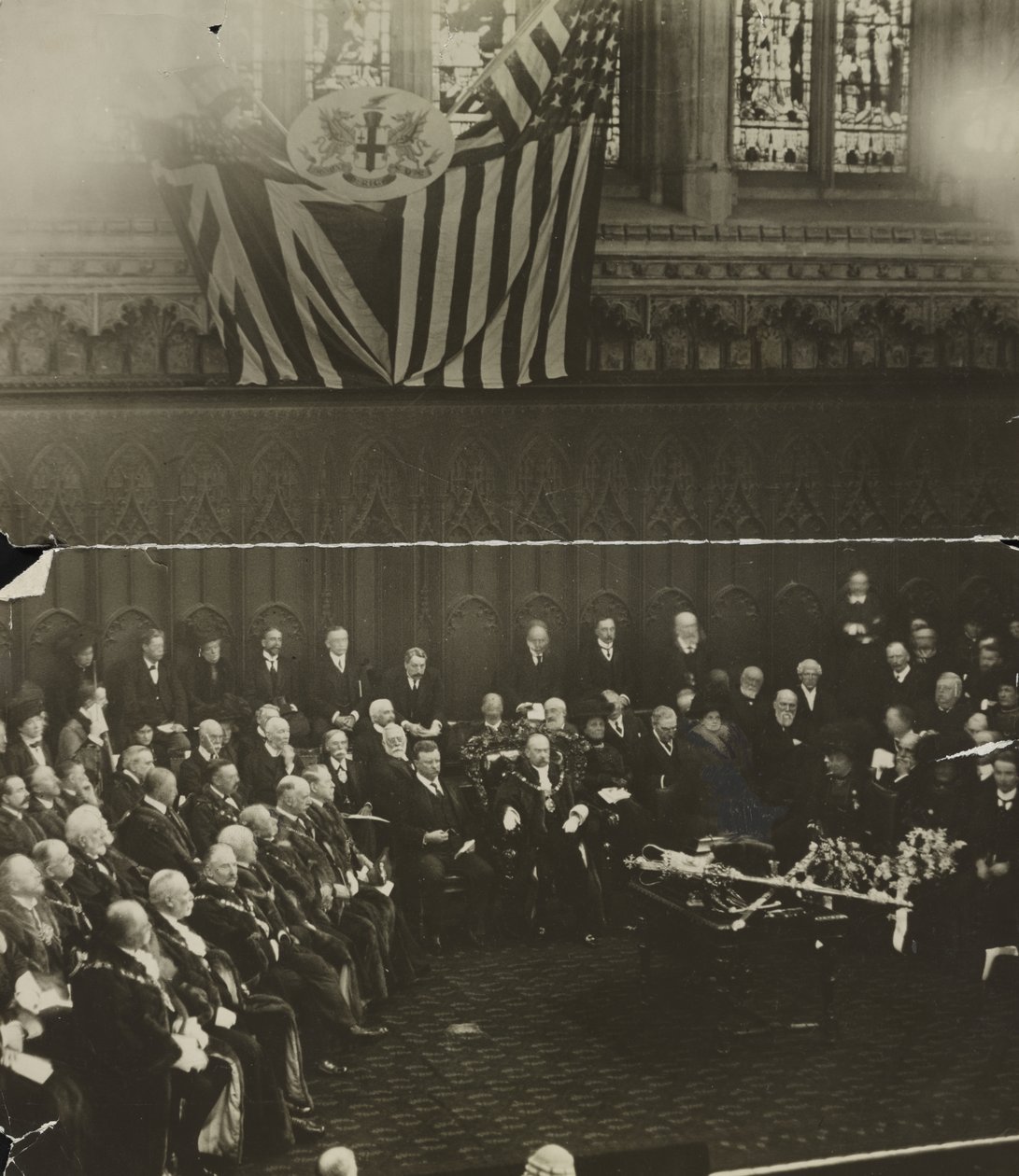 Liberdade da Cidade de Londres conferida a Theodore Roosevelt em Guildhall, Londres de Unbekannt