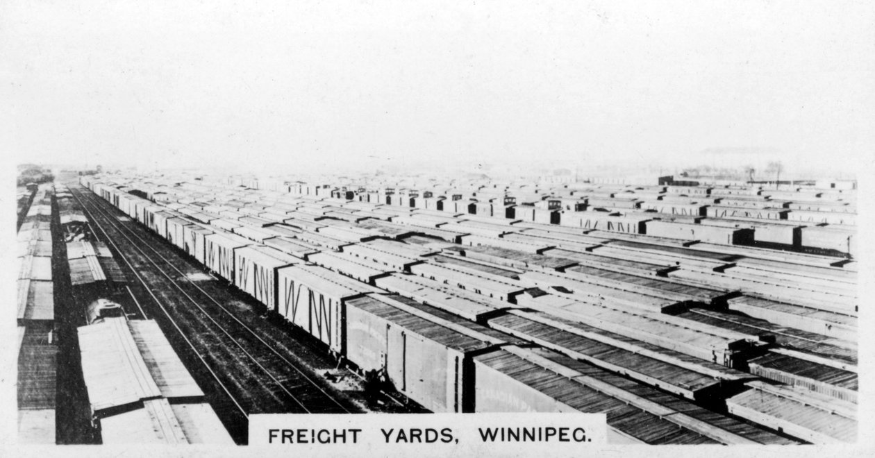 Estaleiros de carga, Winnipeg, Manitoba, Canadá, c1920s de Unbekannt