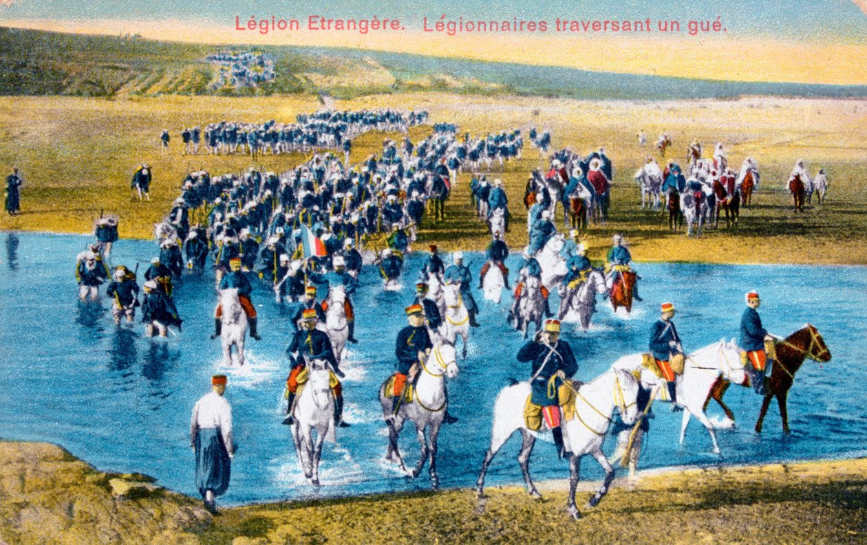 Legião Estrangeira Francesa, Marrocos, c1900 de Unbekannt