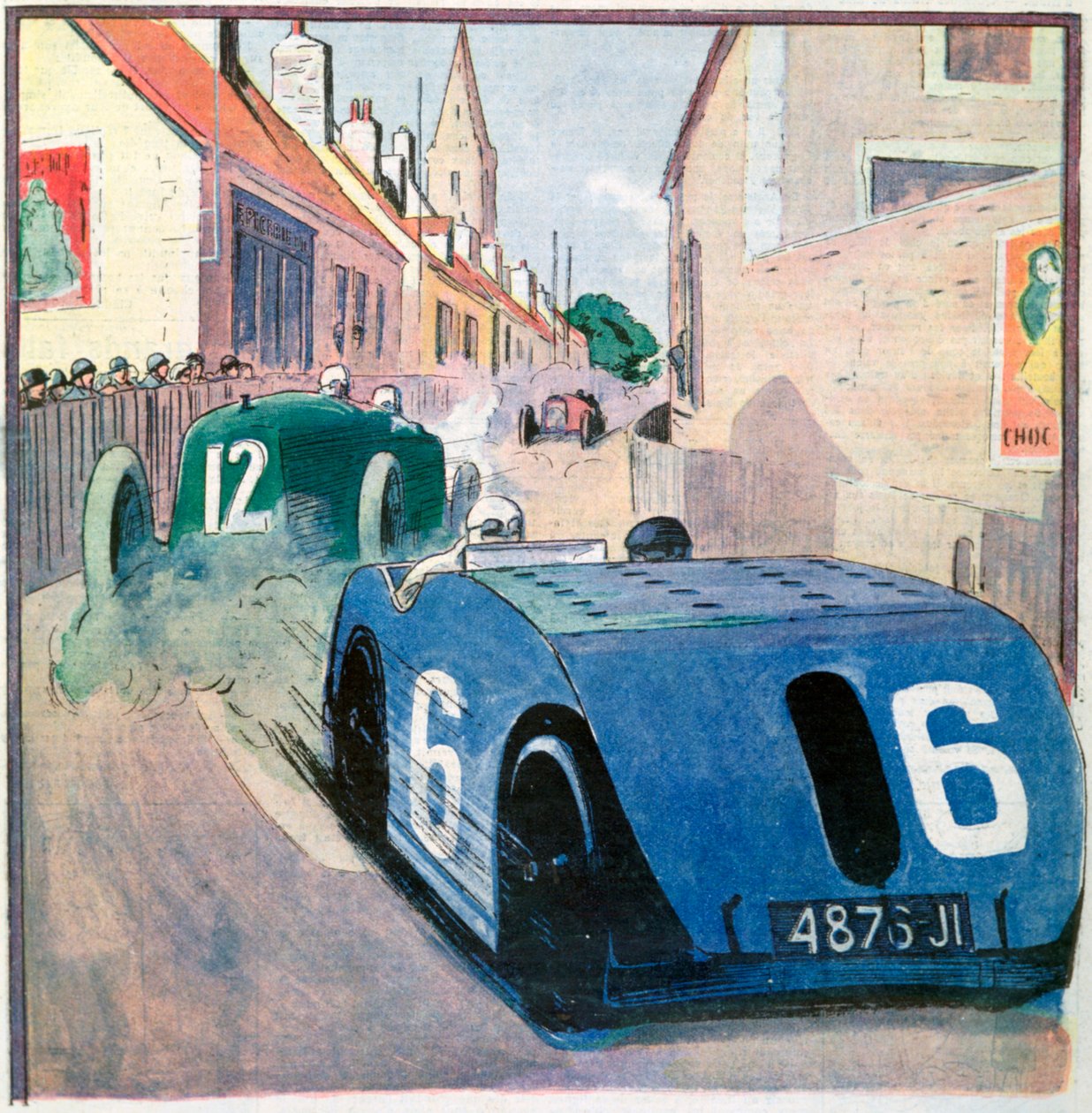 Grande Prêmio da França, Circuito de Touraine, Tours, França, 1923 de Unbekannt