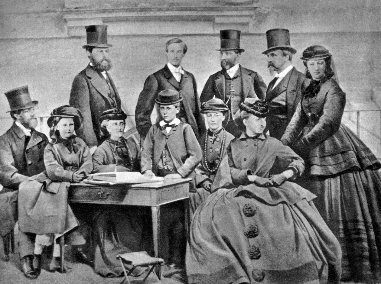 Família Imperial Francesa, 1866 de Unbekannt