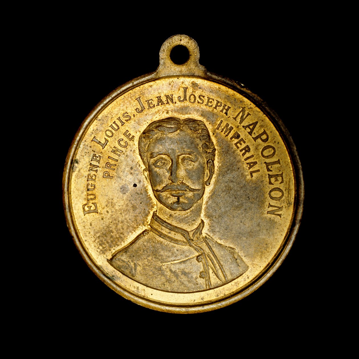 Medalha francesa representando o Príncipe Imperial Eugene Louis Jean Joseph Napoleon (foto) de Unbekannt