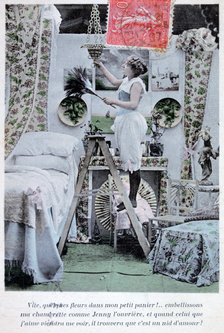 Cartão postal francês, c1900 de Unbekannt