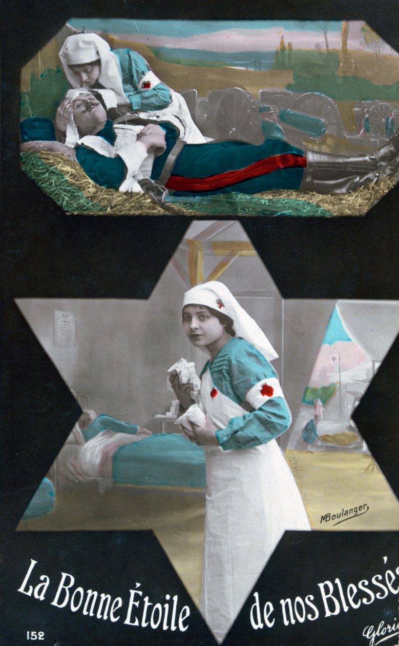 Cartão postal francês da Primeira Guerra Mundial, 1914-1918 de Unbekannt