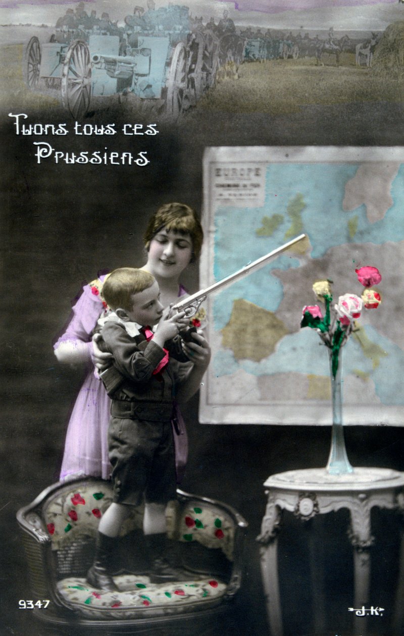 Cartão postal francês da Primeira Guerra Mundial, 1914-1918 de Unbekannt