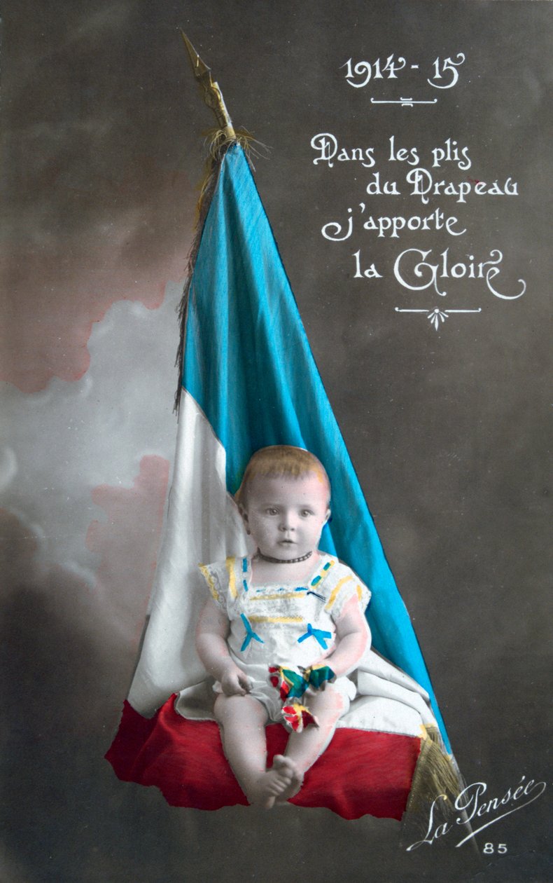 Cartão postal francês da Primeira Guerra Mundial, 1914-1918 de Unbekannt