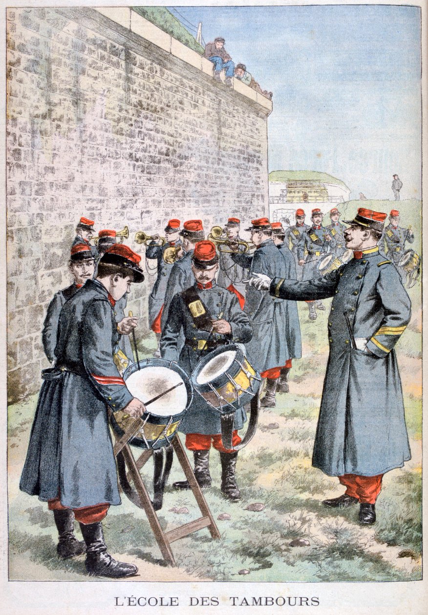 Escola de bateria do exército francês, 1903 de Unbekannt