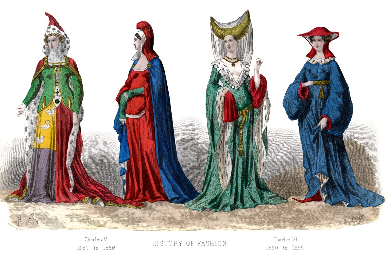 Traje francês: Carlos V, Carlos VI, 1882 de Unbekannt