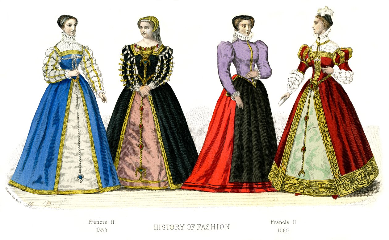 Traje francês: Francisco II, 1882 de Unbekannt