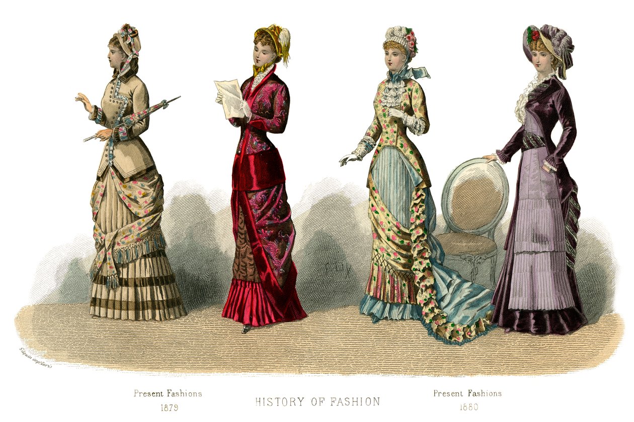 Traje francês: Modas presentes, 1882 de Unbekannt