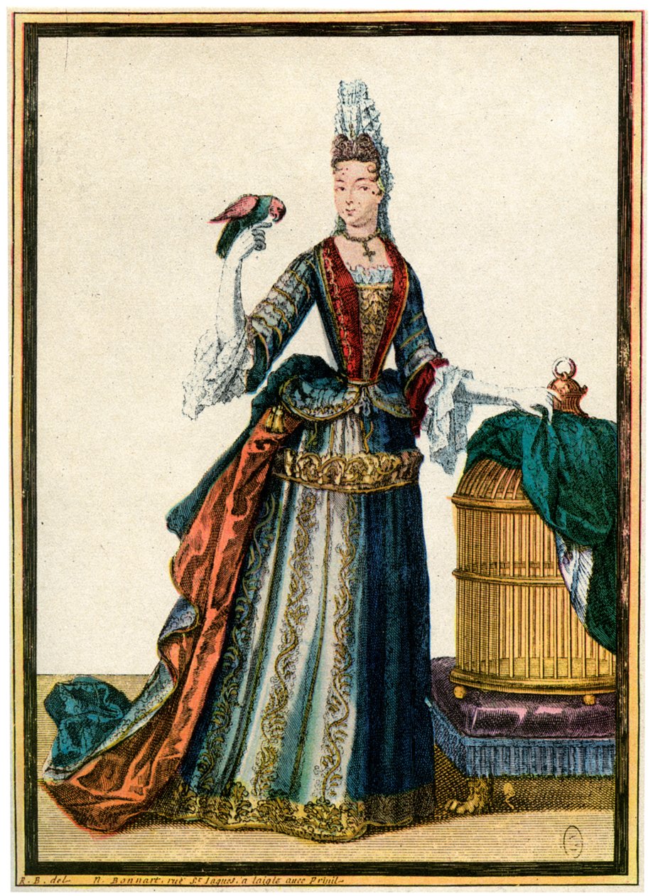 Moda francesa durante o reinado de Luís XIV, 1938 de Unbekannt