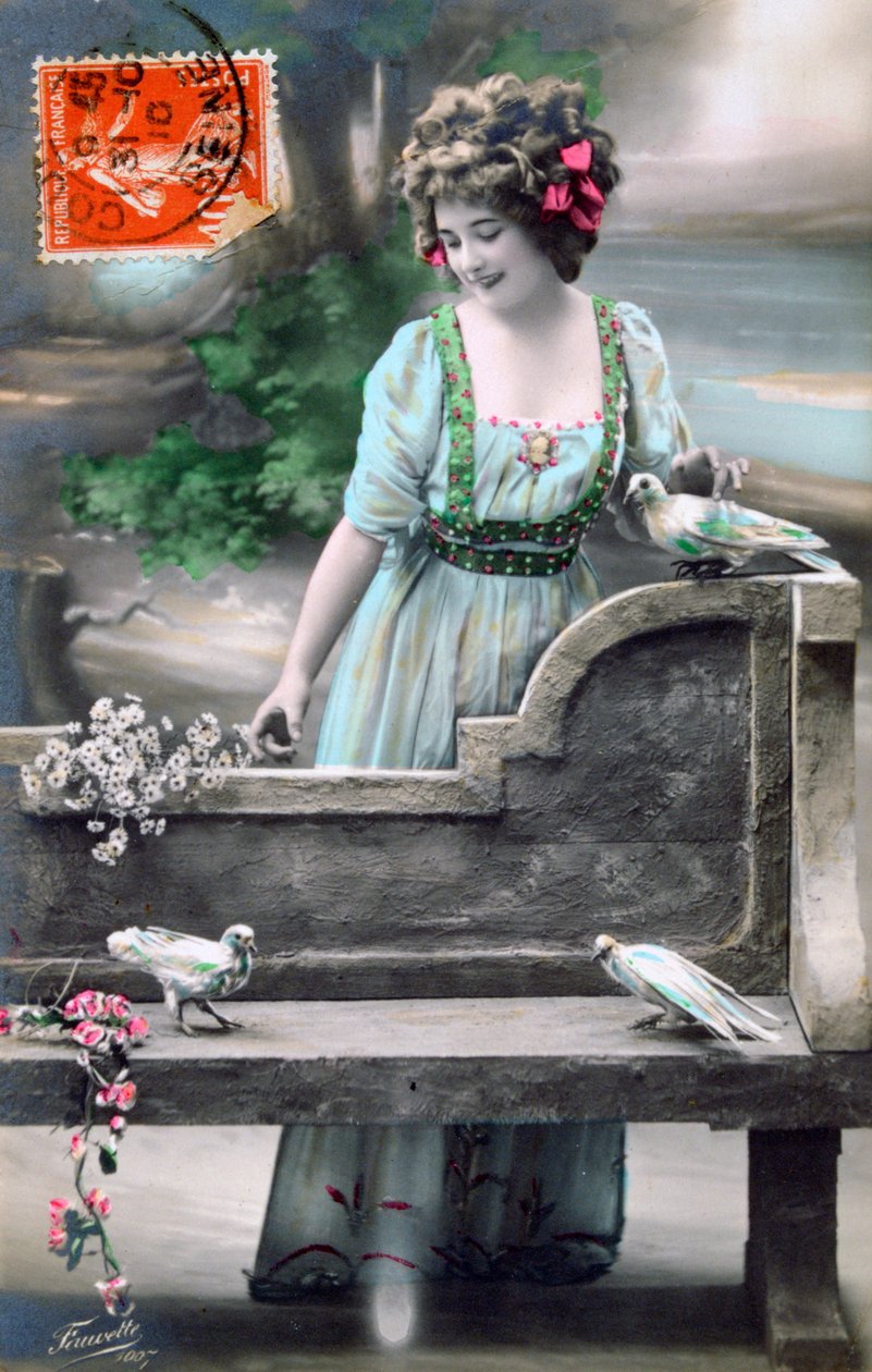 Cartão postal francês, c1900 de Unbekannt