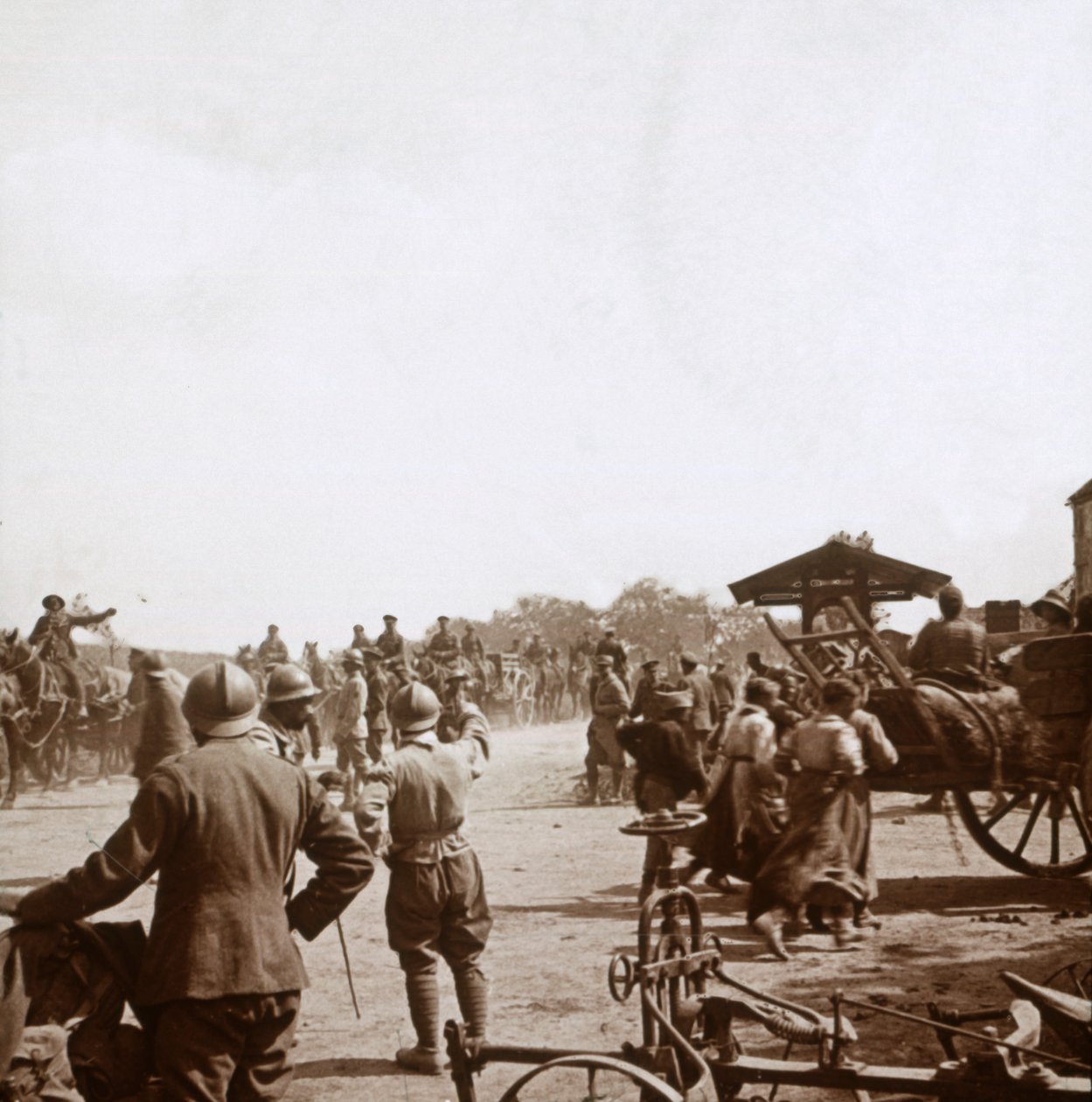 Soldados franceses, Igny, norte da França, c1914-c1918 de Unbekannt