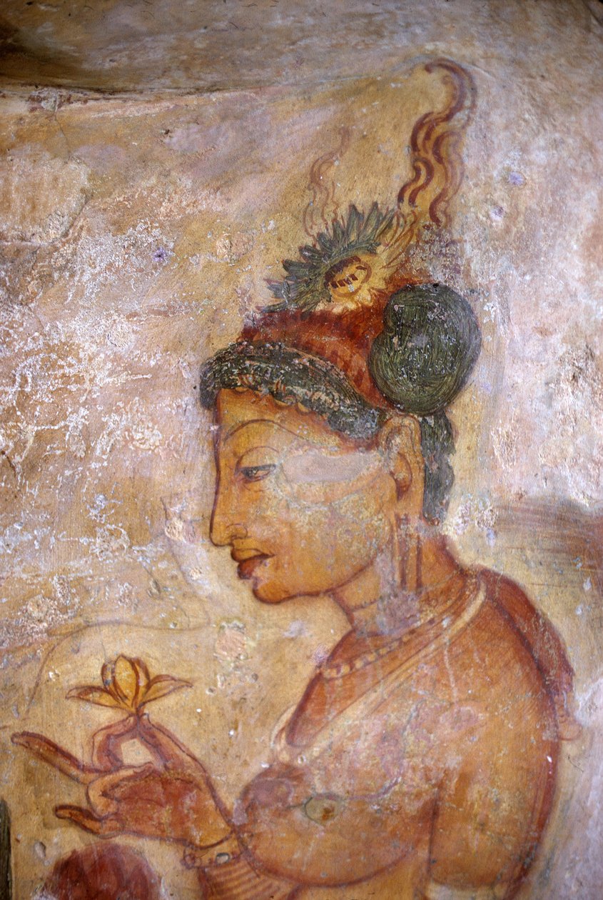 Fresco/Ladies of Sigiriya/Sri Lanka de Unbekannt