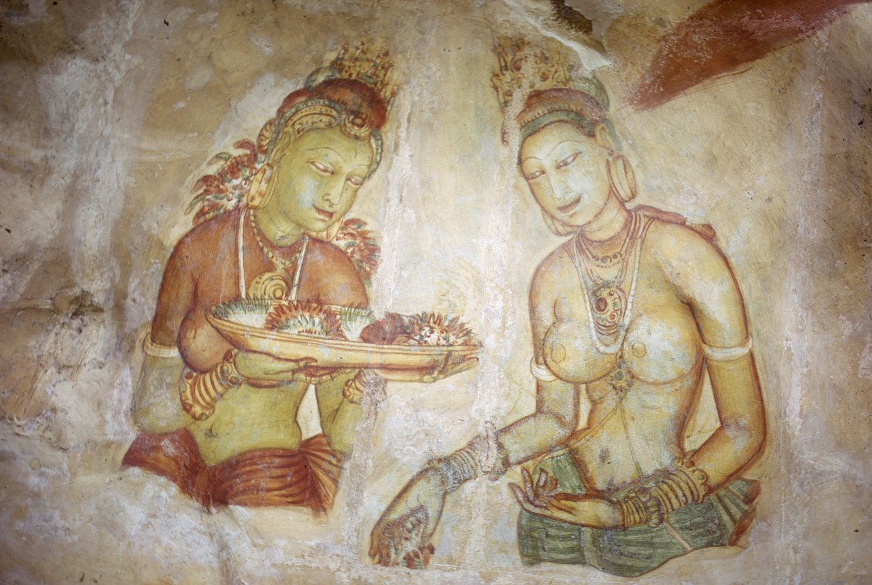 Fresco/Ladies of Sigiriya/Sri Lanka de Unbekannt