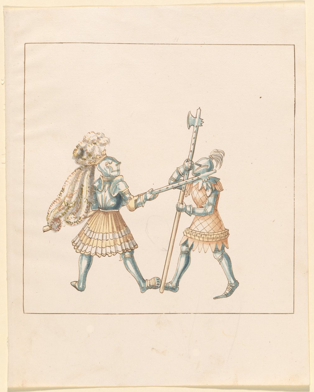 Freydal, O Livro das Justas e Torneio do Imperador Maximiliano I: Combates...Placa 144, c515. de Unbekannt