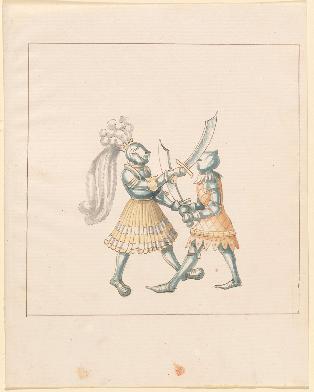 Freydal, O Livro das Justas e Torneio do Imperador Maximiliano I: Combates...Placa 153, c1515. de Unbekannt