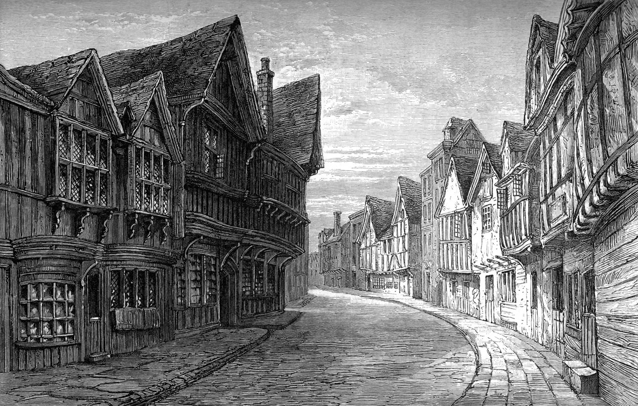 Rua dos Frades, Worcester, 1893 de Unbekannt