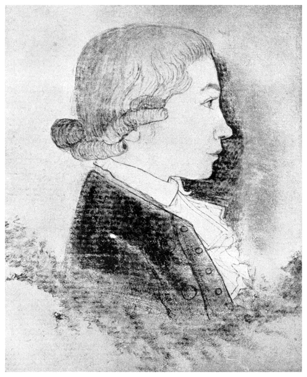 Friedrich Holderlin, poeta alemão, século XIX, 1956 de Unbekannt