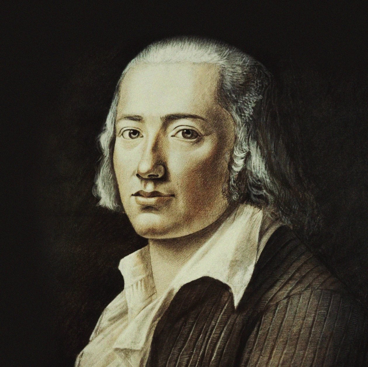 Friedrich Hölderlin 1770-1843 depois de Franz Karl Hiemer. de Unbekannt
