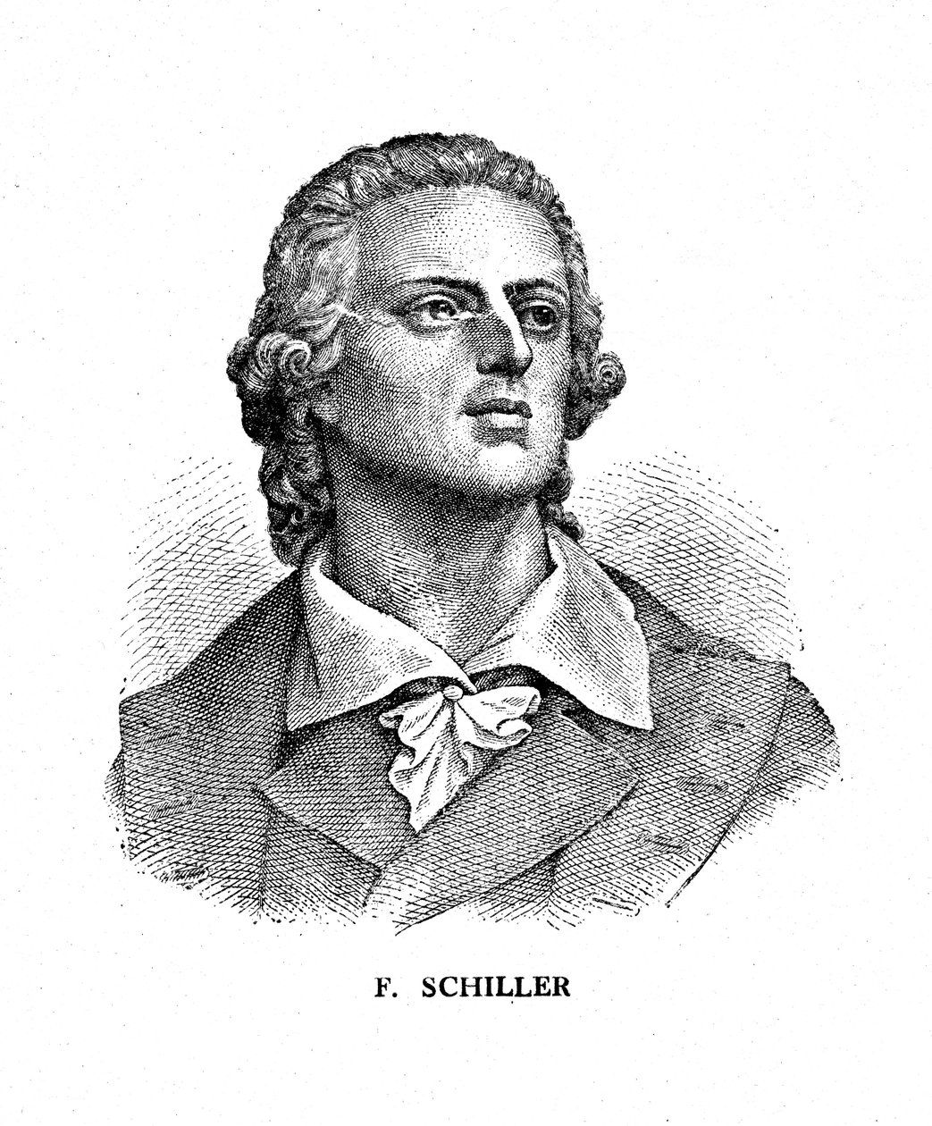 Friedrich Schiller, poeta, filósofo, historiador e dramaturgo alemão, século XIX de Unbekannt