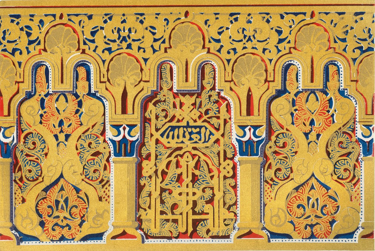Friso na câmara superior, Casa de Sanchez, 1907. de Unbekannt