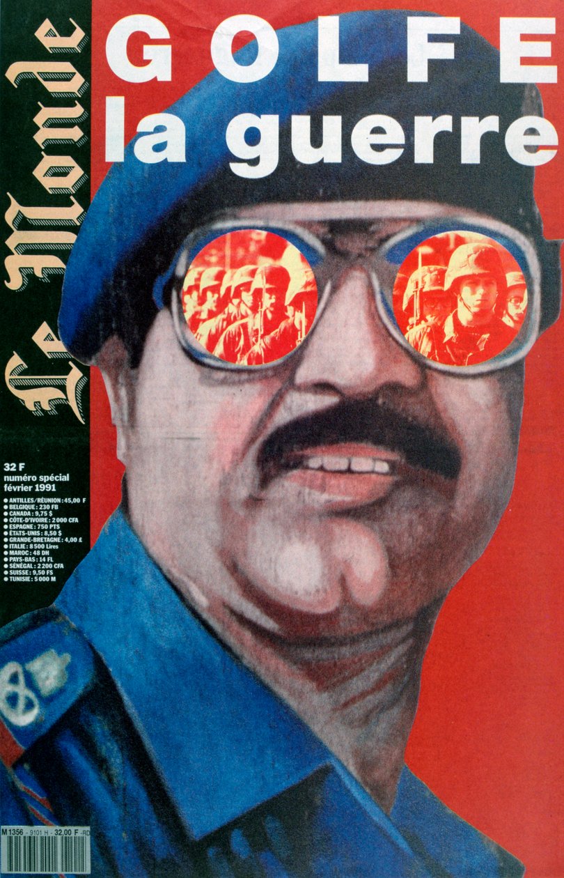 Capa do Le Monde, fevereiro de 1991 de Unbekannt