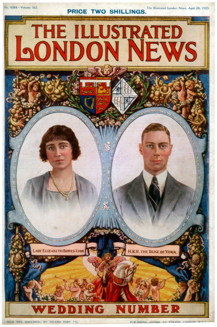 Capa do The Illustrated London News Wedding Number, 28 de abril de 1923 de Unbekannt