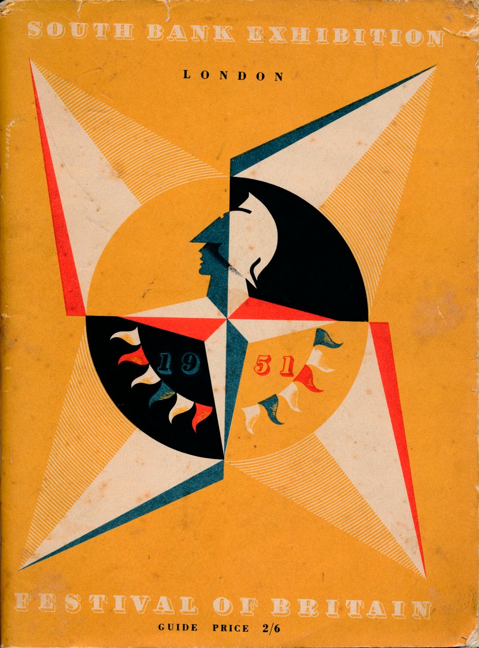 Capa de um guia para o Festival da Grã-Bretanha, 1951 de Unbekannt
