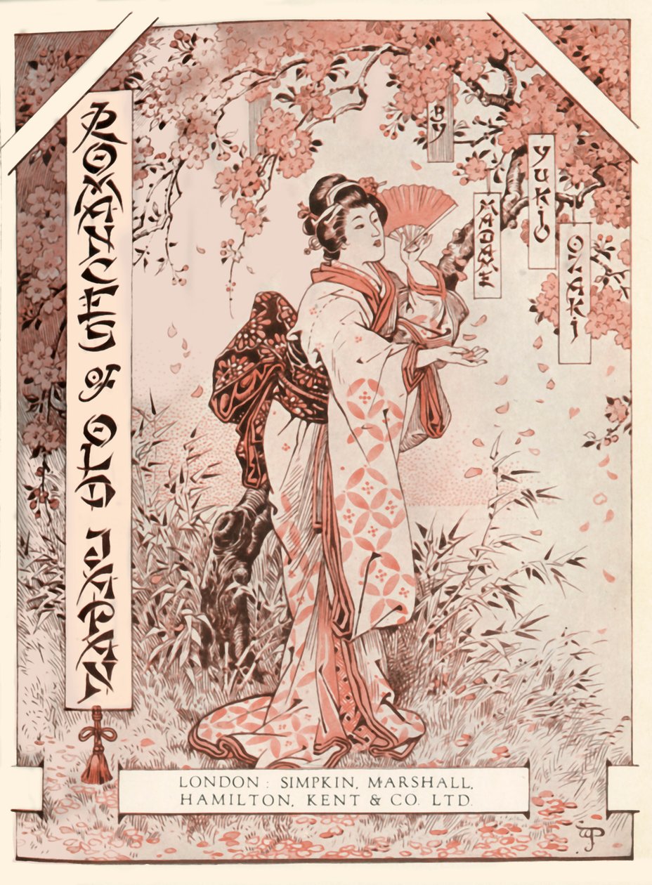 Frontispício dos romances do Japão antigo, 1919. de Unbekannt