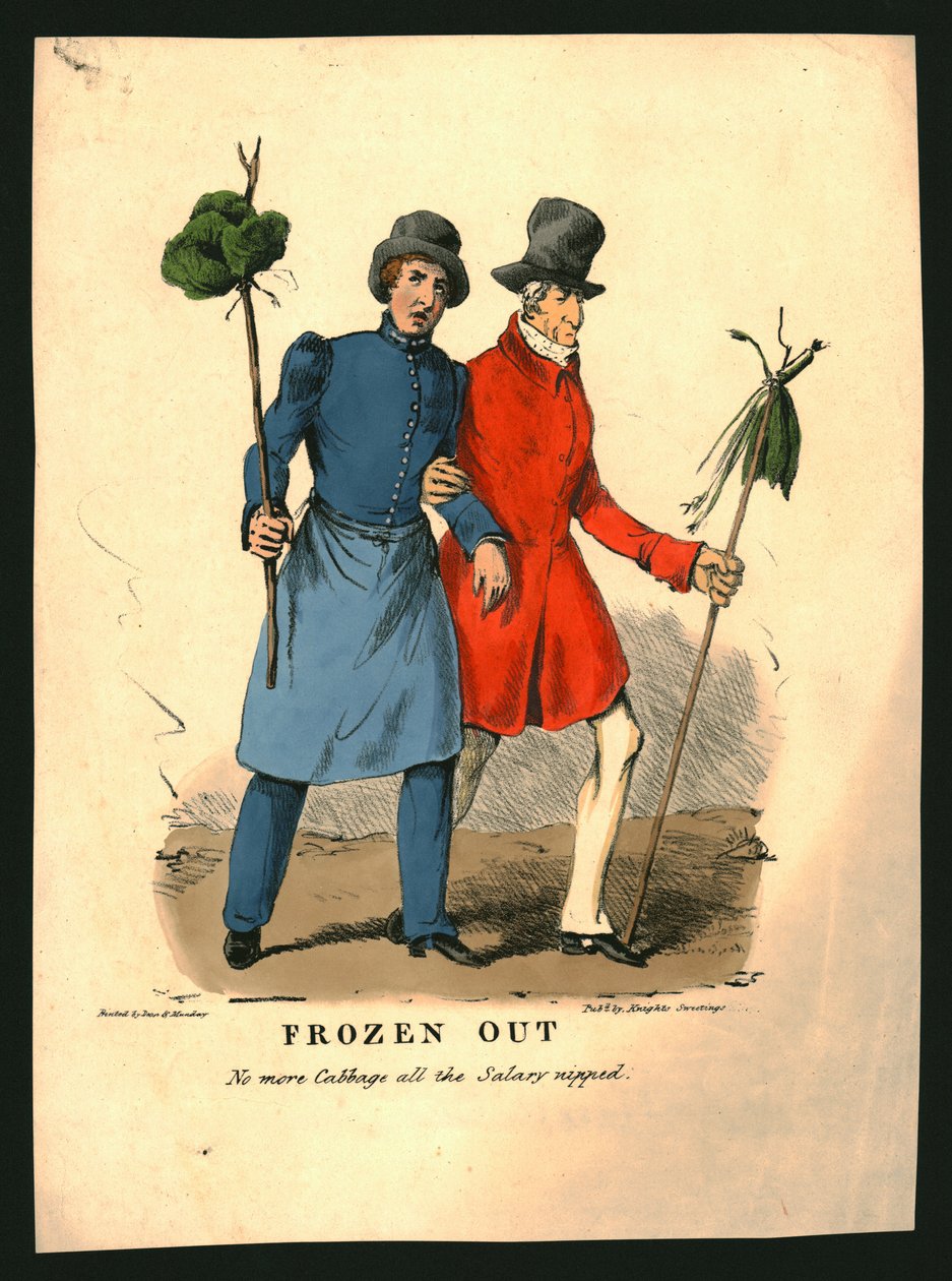 Congelado, c1830. de Unbekannt